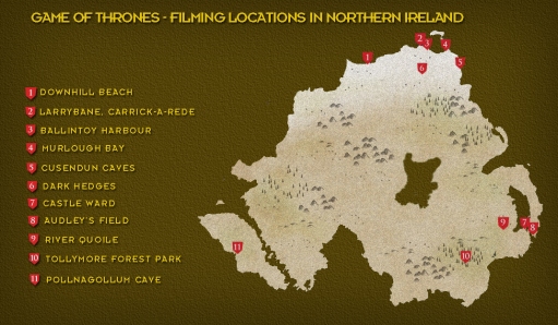 GAME OF THRONES MAP